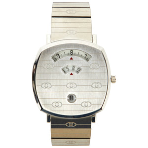 Gucci silver steel watch