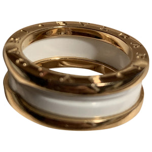 Bvlgari b.zero1 white ceramic rings