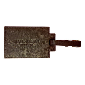 Bvlgari black leather case