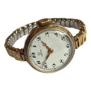 Omega gold yellow gold watch