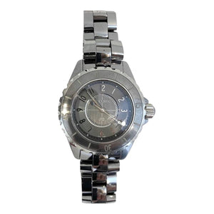 Chanel j12 quartz grey ceramic watch