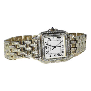 Cartier panthère gold yellow gold watch