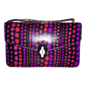 Bvlgari serpenti multicolour water snake handbag