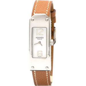 Hermès kelly ii camel steel watch