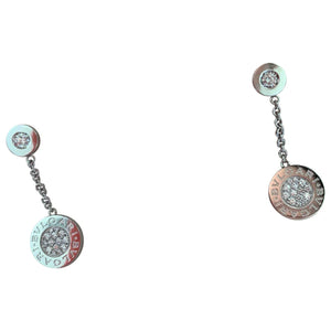 Bvlgari bulgari bulgari white white gold earrings