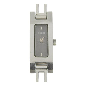 Gucci silver steel watch