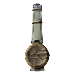 Tissot ecru steel watch