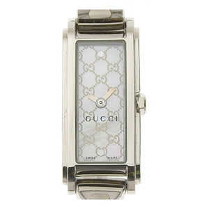 Gucci silver steel watch