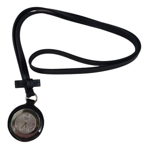 Prada black steel watch