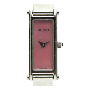 Gucci silver steel watch