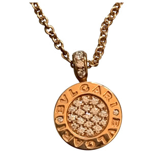 Bvlgari bulgari bulgari gold pink gold necklaces