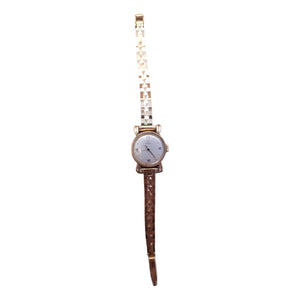 Omega gold yellow gold watch