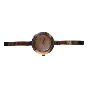 Gucci silver steel watch