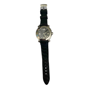 Chopard happy sport black steel watch
