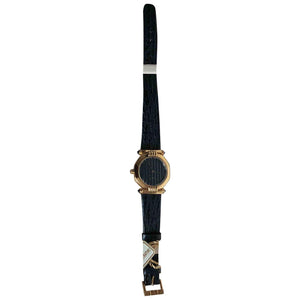 Christian Dior blue gold plated watch