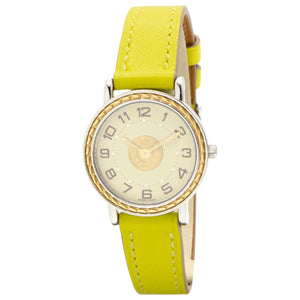 Hermès sellier gold gold plated watch
