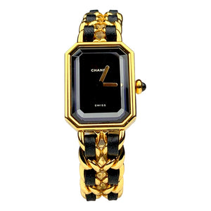 Chanel première gold gold plated watch