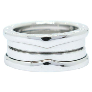 Bvlgari b.zero1 silver white gold rings