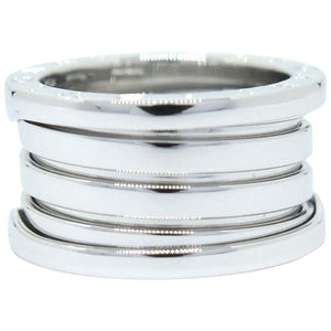 Bvlgari b.zero1 silver white gold rings