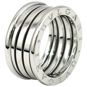 Bvlgari b.zero1 silver white gold rings