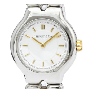 Tiffany & Co white steel watch