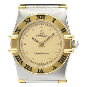 Omega constellation gold gold and steel watch