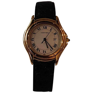 Cartier cougar yellow yellow gold watch