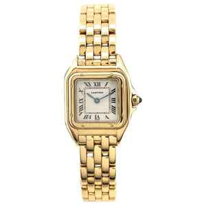 Cartier panthère gold yellow gold watch