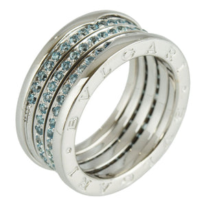 Bvlgari b.zero1 silver white gold rings