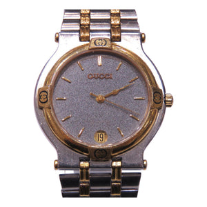 Gucci silver steel watch