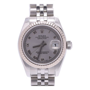 Rolex datejust 36mm silver steel watch