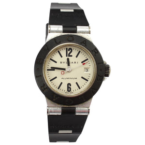 Bvlgari diagono silver steel watch