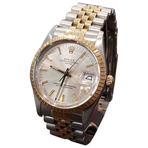 Rolex oyster perpetual 36mm  gold and steel watch