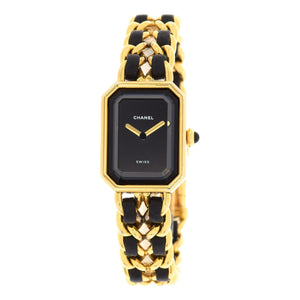 Chanel première gold gold plated watch