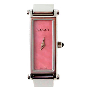 Gucci silver steel watch