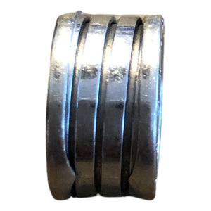 Bvlgari b.zero1 silver white gold rings