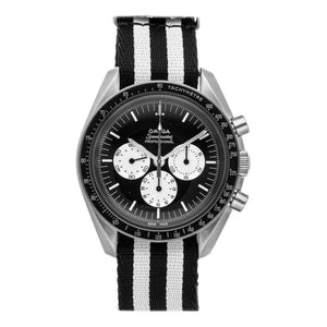 Omega speedmaster black steel watch