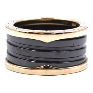 Bvlgari b.zero1 multicolour pink gold rings