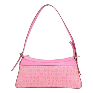 Bvlgari pink cloth handbag