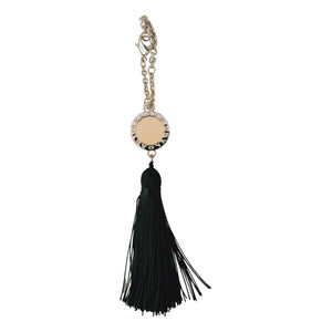 Bvlgari beige steel bag charms