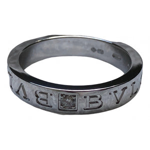Bvlgari bulgari bulgari silver white gold rings