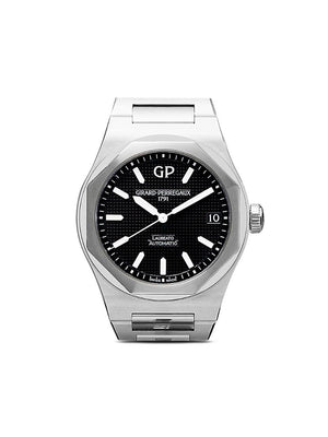 Girard Perregaux - Laureato 42mm - men - stainless steel/Brass - One Size - BLACK