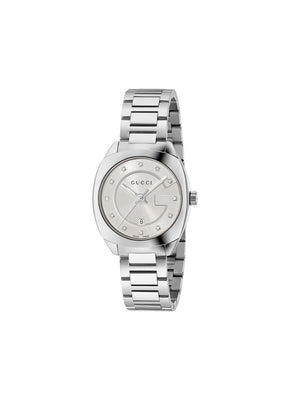 Gucci - GG2570 watch 29mm - women - Steel/Diamond - One Size - Metallic