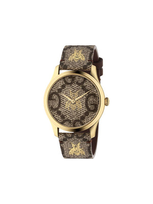 Gucci - G-Timeless watch 38mm - women - Canvas - One Size - 9786
