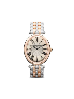 Frédérique Constant - Classic Art Déco Oval 30 x 25mm - women - Sapphire Glass/stainless steel/Rose Gold Plated Steel/Mother of Pearl - One Size - ...