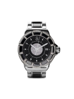 Tag Heuer - Formula 1 Calibre 5 37mm - women - Diamond/Sapphire Glass/stainless steel/ceramic - One Size - BLACK