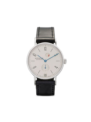 NOMOS Glashütte - Tangente 35mm - men - Horse Leather/Sapphire Glass/stainless steel - One Size - white, silver-plated