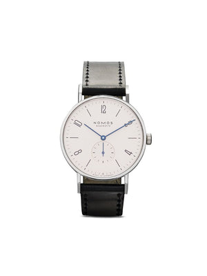 NOMOS Glashütte - Tangente 35mm - men - Horse Leather/Sapphire Glass/stainless steel - One Size - white, silver-plated