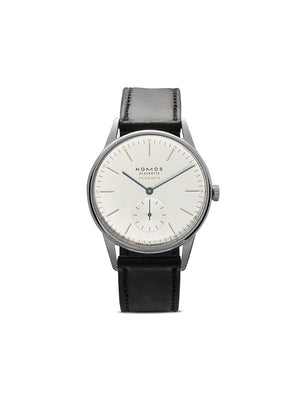 NOMOS Glashütte - Orion Neomatik 39mm - men - Horse Leather/Sapphire Glass/stainless steel - One Size - white, silver-plated