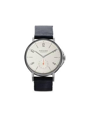 NOMOS Glashütte - Ahoi 40mm - men - Polyester/stainless steel/Sapphire Glass - One Size - white, silver-plated